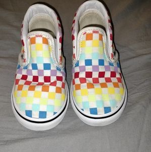 Vans Unisex Rainbow Checkered sneaker